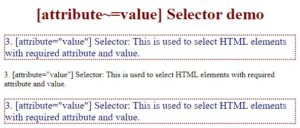 attribute selector