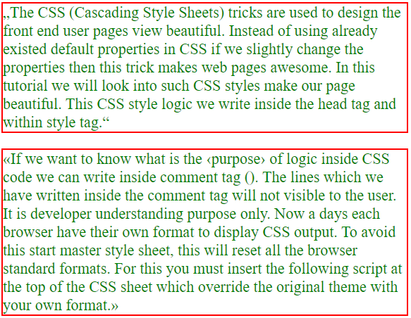 CSS Tricks How Does Tricks Work In CSS With Examples 