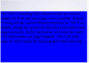 CSS Tricks | How Does Tricks Work In CSS With Examples?