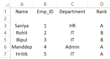 excel into CSV File 2-4