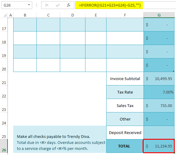 simple invoice 3