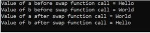 swap() in C++ | Guide to Implementation of swap( ) function in C++