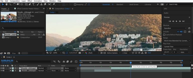 After Effects Split Clip | Steps to create Split Clip in After Effects