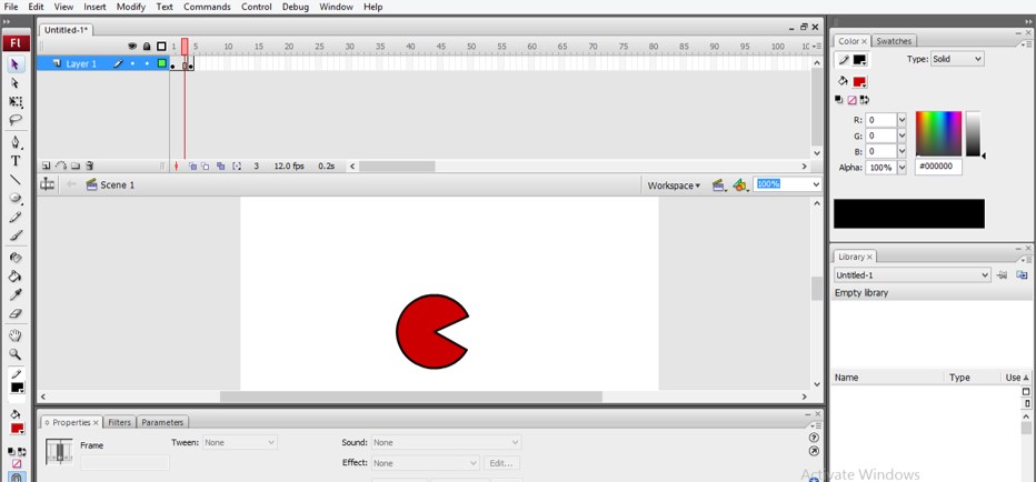 flash animation for corel video studio