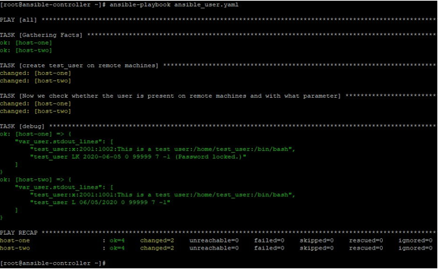 Ansible User Module - 1