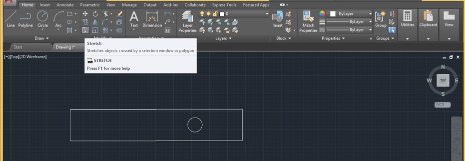 AutoCAD Stretch - 17