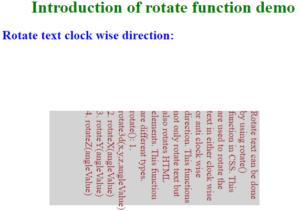 CSS Rotate Text | Complete Guide to CSS Rotate Text with Examples
