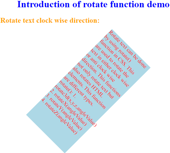 CSS Rotate Text | Complete Guide to CSS Rotate Text with Examples