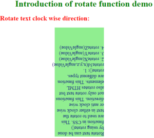 CSS Rotate Text | Complete Guide to CSS Rotate Text with Examples
