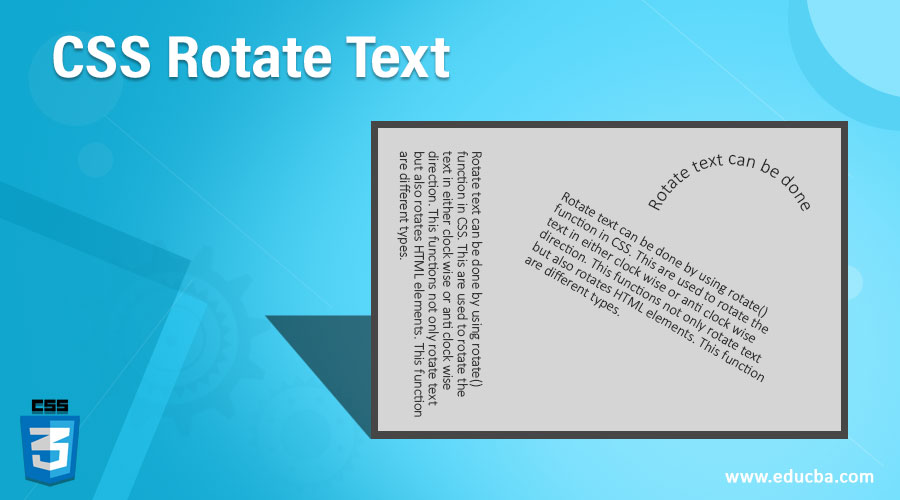 CSS Rotate Text | Complete Guide to CSS Rotate Text with Examples