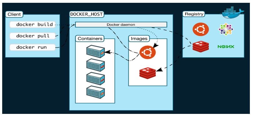 docker host ip address is localhost