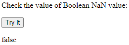 NaN Boolean Example 4
