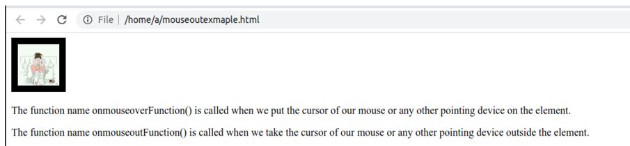 JavaScript onmouseout 1