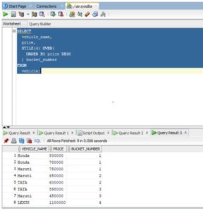 Oracle Analytic Functions | Top Most List of Oracle Analytic Functions