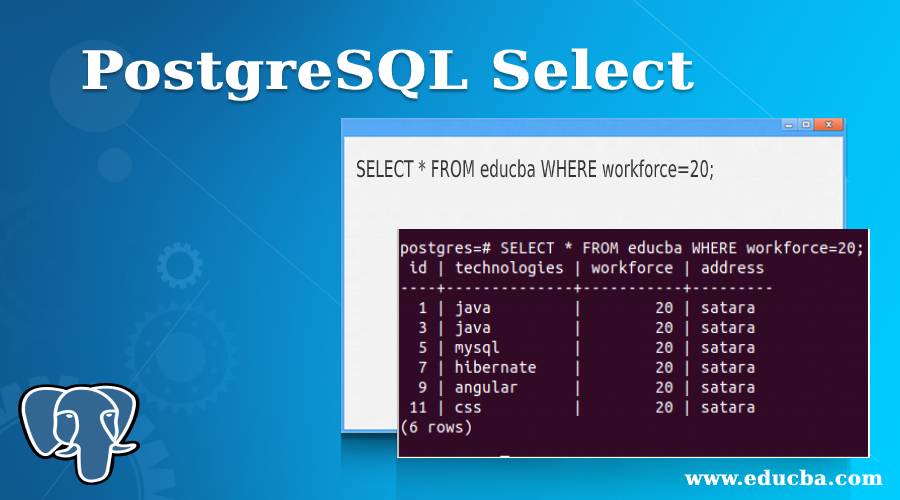 PostgreSQL Select Examples For Query Building In PostgreSQL