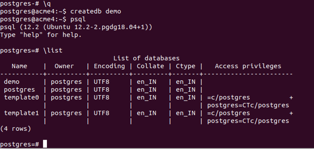 postgres command line cheat sheet