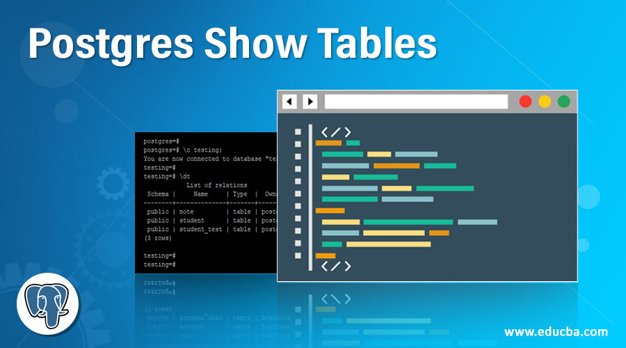 Postgres Show Tables