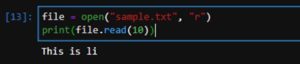 Python File readline | Examples of Python File readline