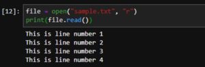 Python File Readline | Examples Of Python File Readline