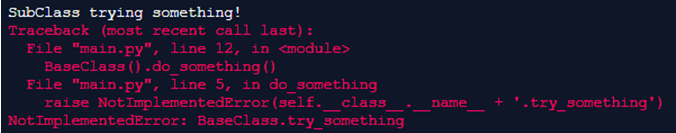 Python Notimplementederror How To Avoid Notimplementederror