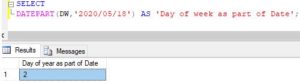 SQL DATEPART() | How SQL DATEPART() work with Query Examples