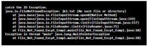 Types of Exception in Java | Different Types of Exception in Java