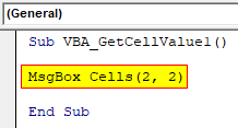 VBA Get Cell Value Example 1-3