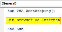 VBA Web Scraping Example 3