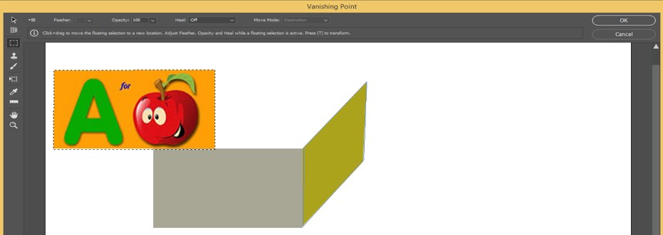 photoshop vanishing point measure tool cs6