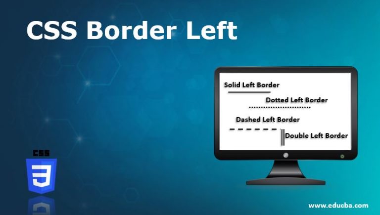 CSS Border Left | Learn the Working of CSS Border Left with Examples