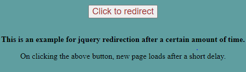 click to Redirect Example 3