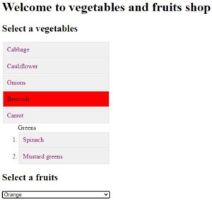 jQuery UI Selectable | Implementation of jQuery UI Selectable | Examples