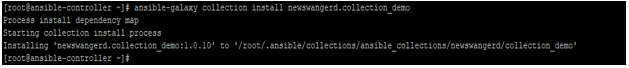 Ansible Collections output 1