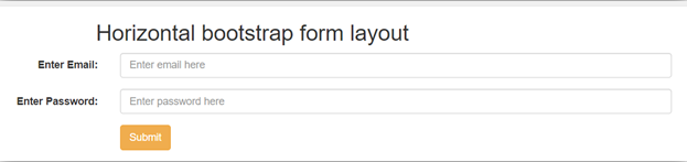 Bootstrap Form Layout Example 2