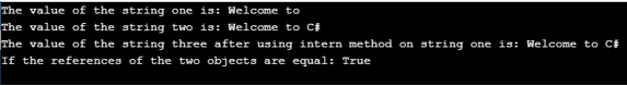 C# intern() - 2