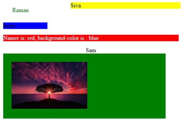 CSS Text Color 1