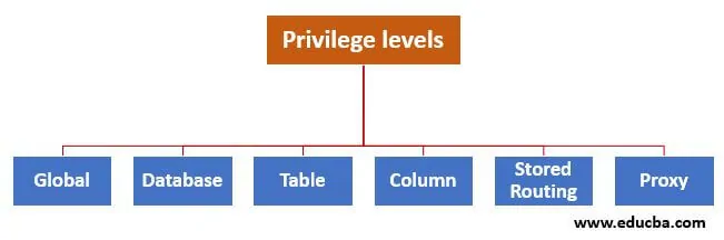 Privilege levels  in MySQL
