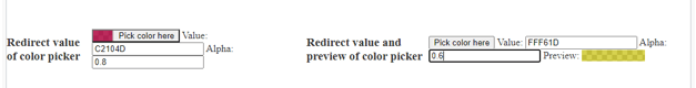 Javascript Color Picker output 7