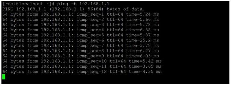 Не работает ping linux