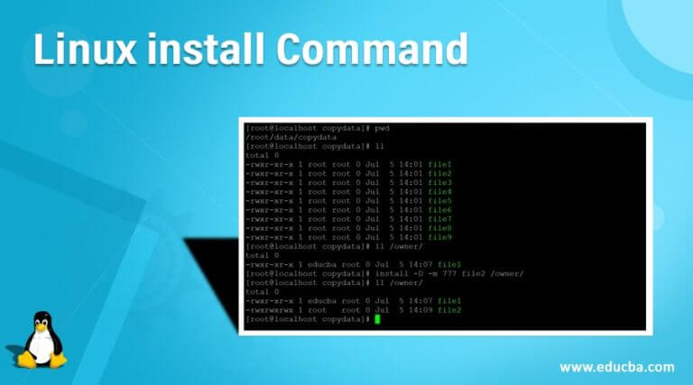 Linux install Command | A Quick Glance of Linux Install Command