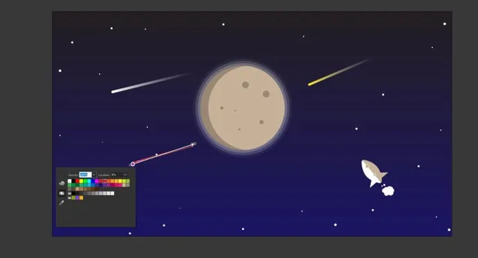 Moon in Illustrator - 31