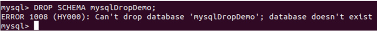MySQL Drop Database | Examples of MySQL Drop Database