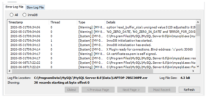 MySQL Log File | How does MySQL Server Log File Works?