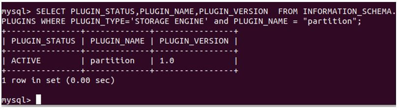 MySQL Partition 1