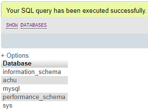 MySQL SHOW Example 1