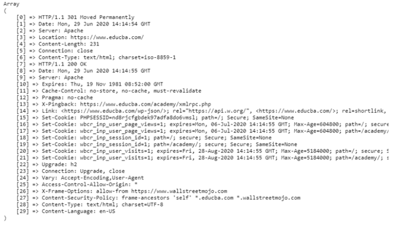 php server root url