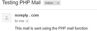 PHP mail() - 1
