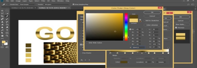 Photoshop Gold Gradient | Steps to Create Gold Gradient in Photoshop