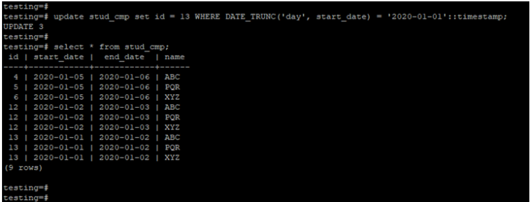 PostgreSQL Compare Date | How to Compare Date in PostgreSQL?