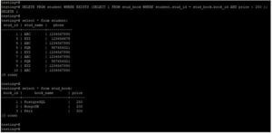 PostgreSQL DELETE  Use of DELETE Statement with Query Examples